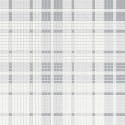 Afternoon Blend Matte Plaid Pattern Mosaic