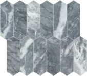 Aqua Intenso 2x6 Picket Mosaic | Tile Center