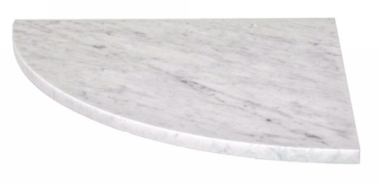 Bianco Carrara 18 Inch Seat | Tile Center