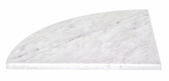 Bianco Carrara 18 Inch Seat | Tile Center