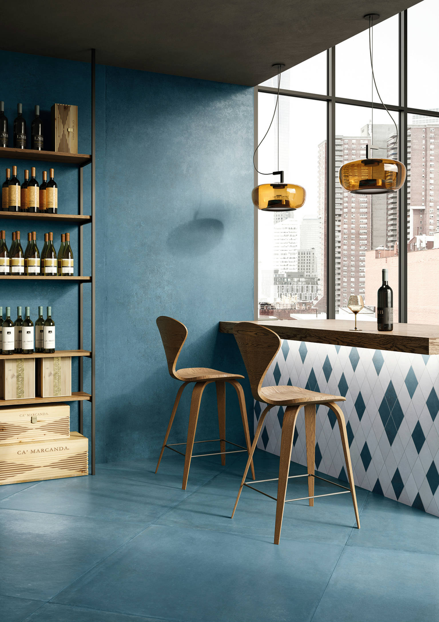 Charleston Seabrook Blu 40x40 | Tile Center