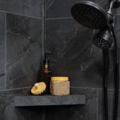 Cracked Slate Shower Shelf 14.56x7.12x2 | Tile Center