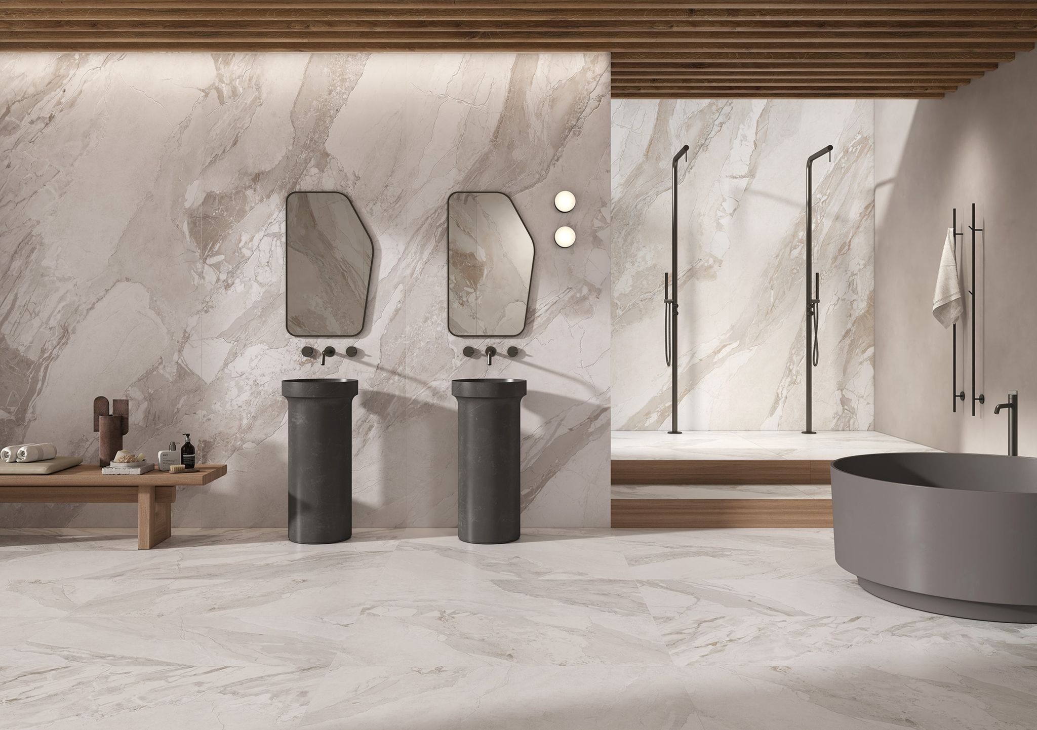 Dynasty White Polished/Matte 24x48 2 | Tile Center