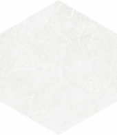 Form 5.5X6.3” White Hexagon | Tile Center