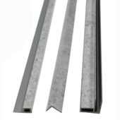 Frost Nickel 94" Trim Kit, 2 Inside Comers, 2 J Trims,  2 L Trims | Tile Center