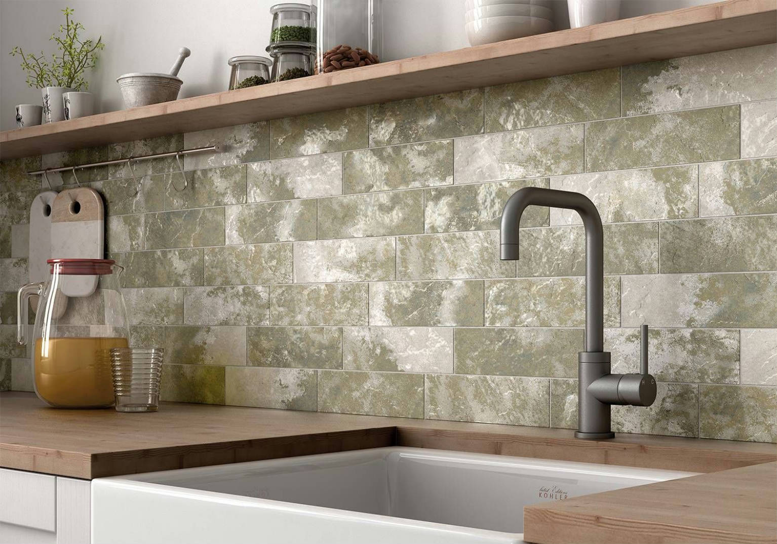 Madrid 3X9 Musgo | Tile Center