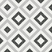 Midnight Blend Matte Cubic Pattern Mosaic | Tile Center