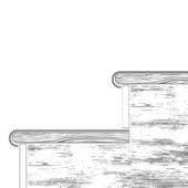 Stair Tread Timber White | Tile Center