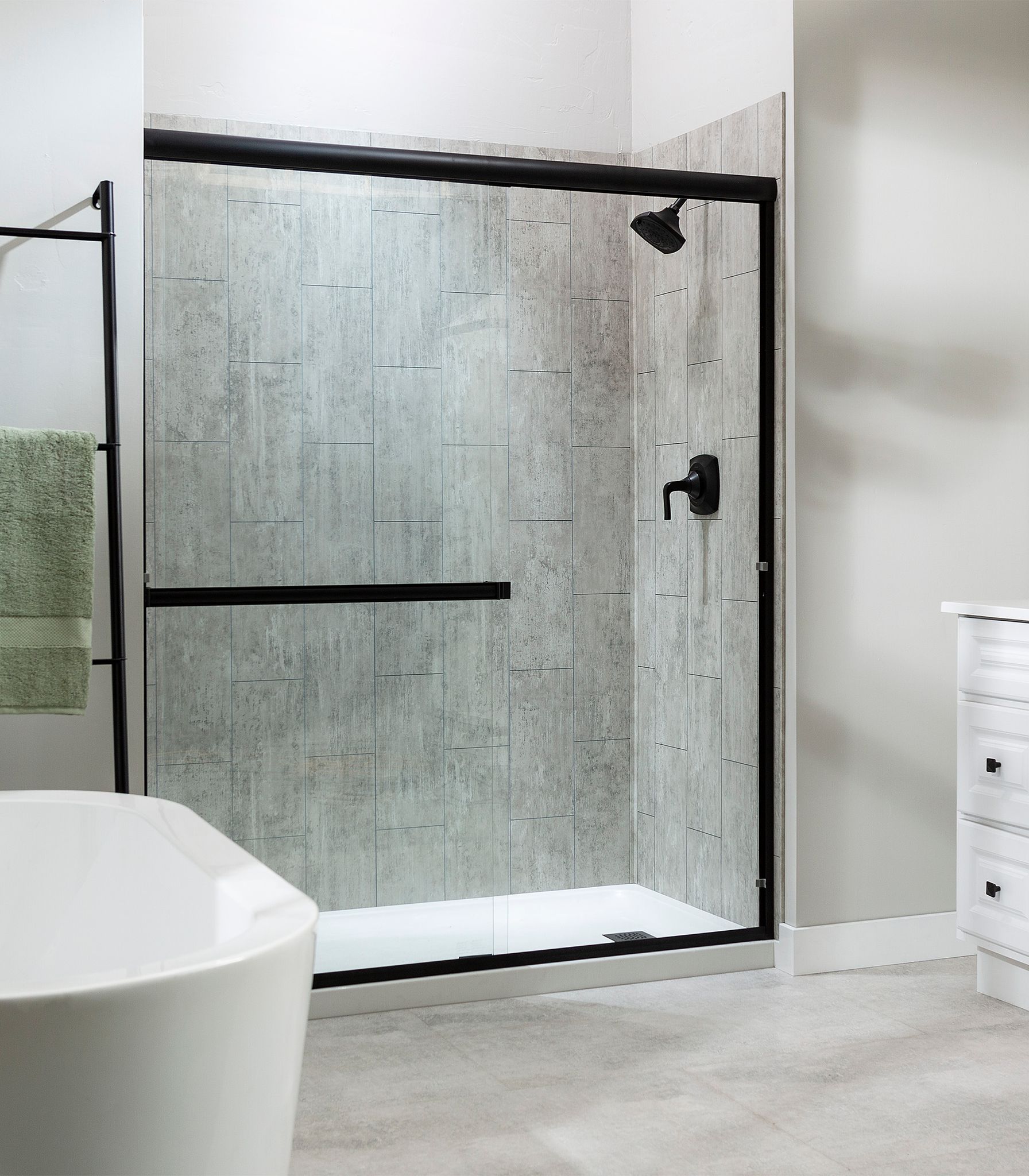 Wind Gust Shower Wall Kit 30x60x78 | Tile Center