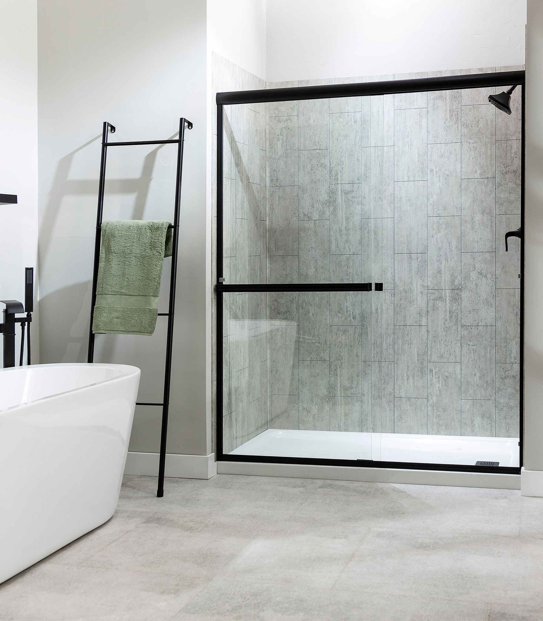 Wind Gust Shower Wall Kit 36x36x78 | Tile Center