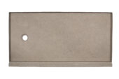Shower Pan 30x60 Concrete Sand | Tile Center