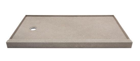 Shower Pan 30x60 Concrete Sand | Tile Center