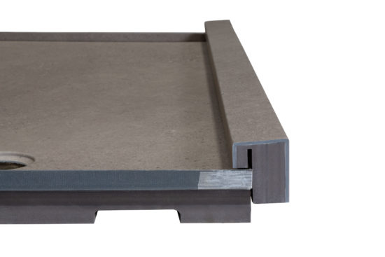Shower Pan 32x60 Concrete Sand | Tile Center